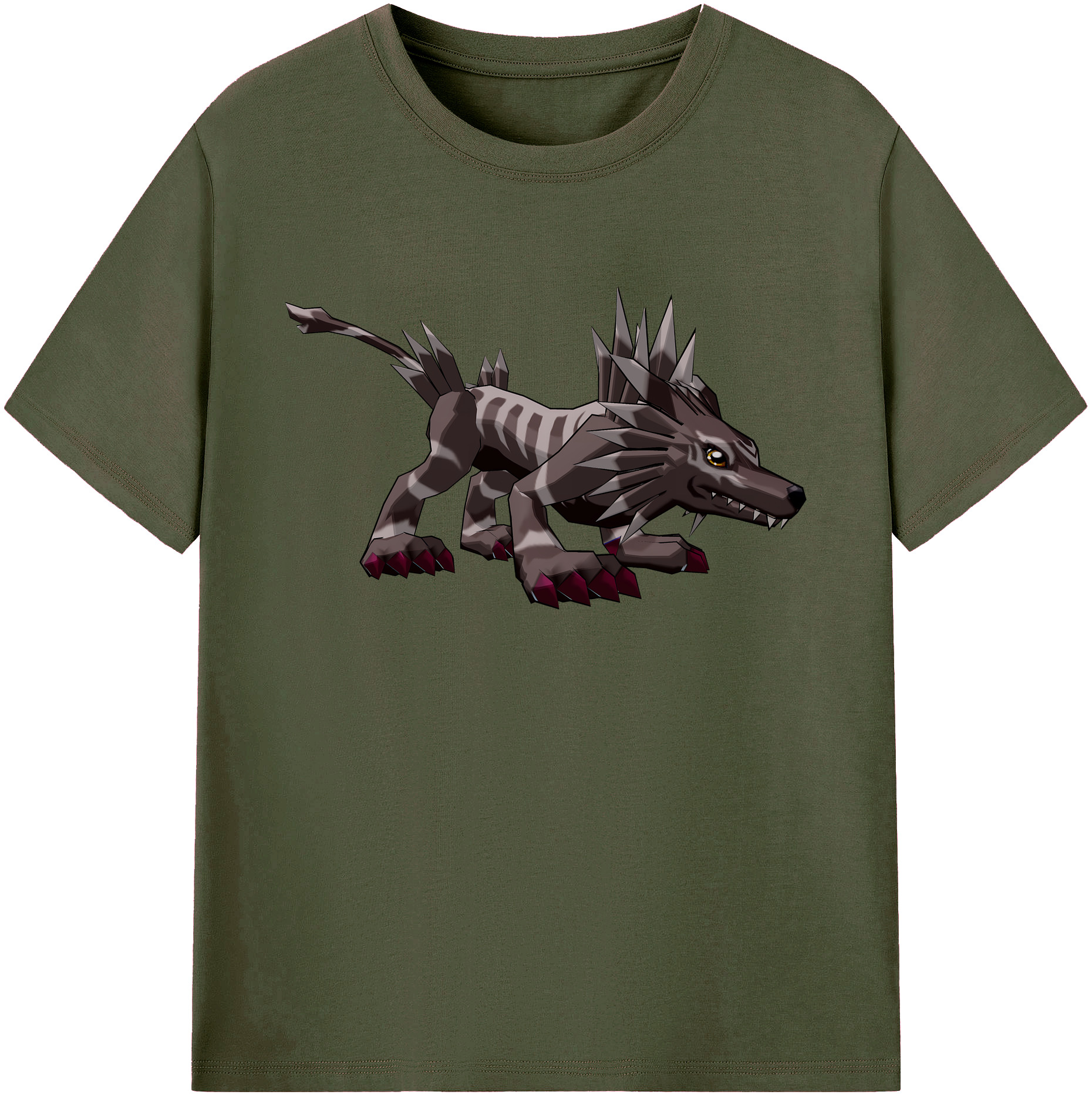 （画像用） Digimon デジタルモンスター/デジモン 綿100％ メンズ半袖Tシャツ｜肌触りやわらか＆通気性